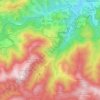 Mapa topográfico Urrotz, mapa de relieve, mapa de altitud