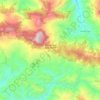 Mapa topográfico Bab Berred ⴱⴰⴱ ⴱⵔⵔⴷ باب برد, altitud, relieve