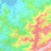 Mapa topográfico Calenzana, altitud, relieve