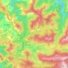 Mapa topográfico Leiza, relieve, altitud