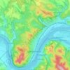 Mapa topográfico Freistadt, mapa de relieve, mapa de altitud