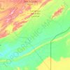 Mapa topográfico Fam El Hisn, mapa de relieve, mapa de altitud