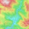 Mapa topográfico Oroz-Betelu, altitud, relieve