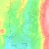 Mapa topográfico Piura, mapa de relieve, mapa de altitud