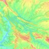Mapa topográfico Helechosa de los Montes, altitud, relieve