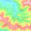 Mapa topográfico Selaya, relieve, altitud
