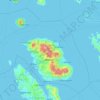 Mapa topográfico Biliran, mapa de relieve, mapa de altitud