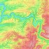 Mapa topográfico Aywaille, mapa de relieve, mapa de altitud