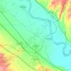 Mapa topográfico Cortes, mapa de relieve, mapa de altitud