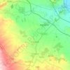 Mapa topográfico Cascante, mapa de relieve, mapa de altitud