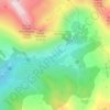 Mapa topográfico Estany Llong, altitud, relieve