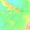 Mapa topográfico Oljato-Monument Valley, altitud, relieve