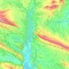 Mapa topográfico Lerín, mapa de relieve, mapa de altitud