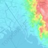 Mapa topográfico Taytay, mapa de relieve, mapa de altitud