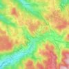 Mapa topográfico Le Tholy, altitud, relieve