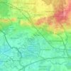 Mapa topográfico Bernissart, mapa de relieve, mapa de altitud