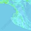 Mapa topográfico Le Grau-du-Roi, altitud, relieve