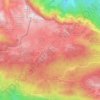 Mapa topográfico Aralar, altitud, relieve
