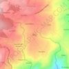 Mapa topográfico Coles, mapa de relieve, mapa de altitud